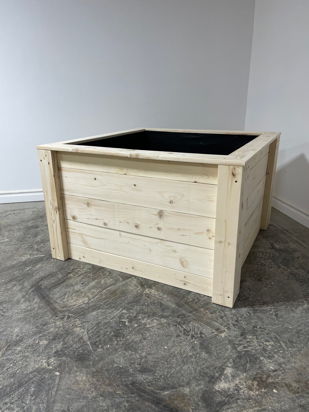 Bac au sol collection rustique (carré)