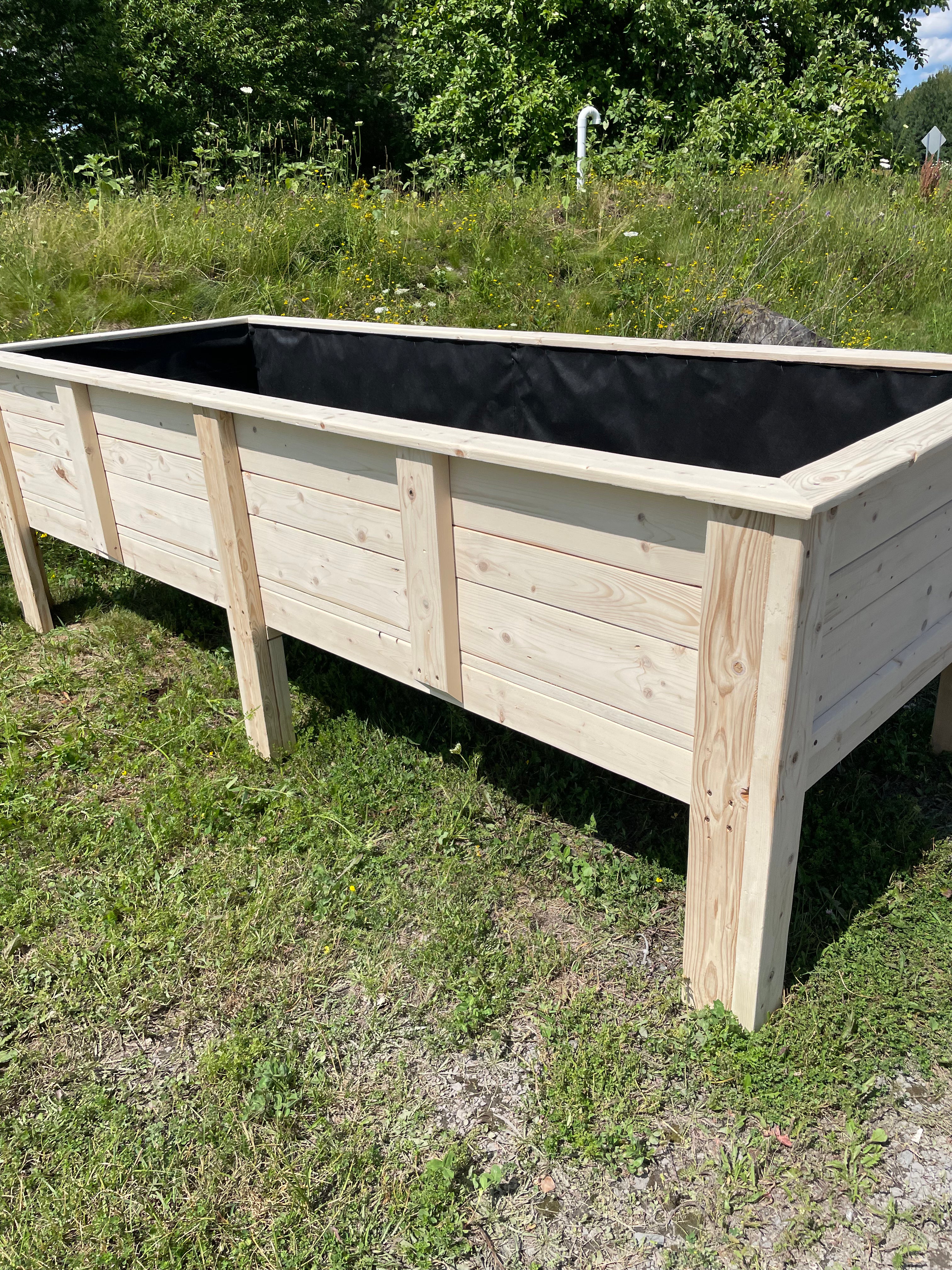 Bac à jardin collection rustique (très grand large)