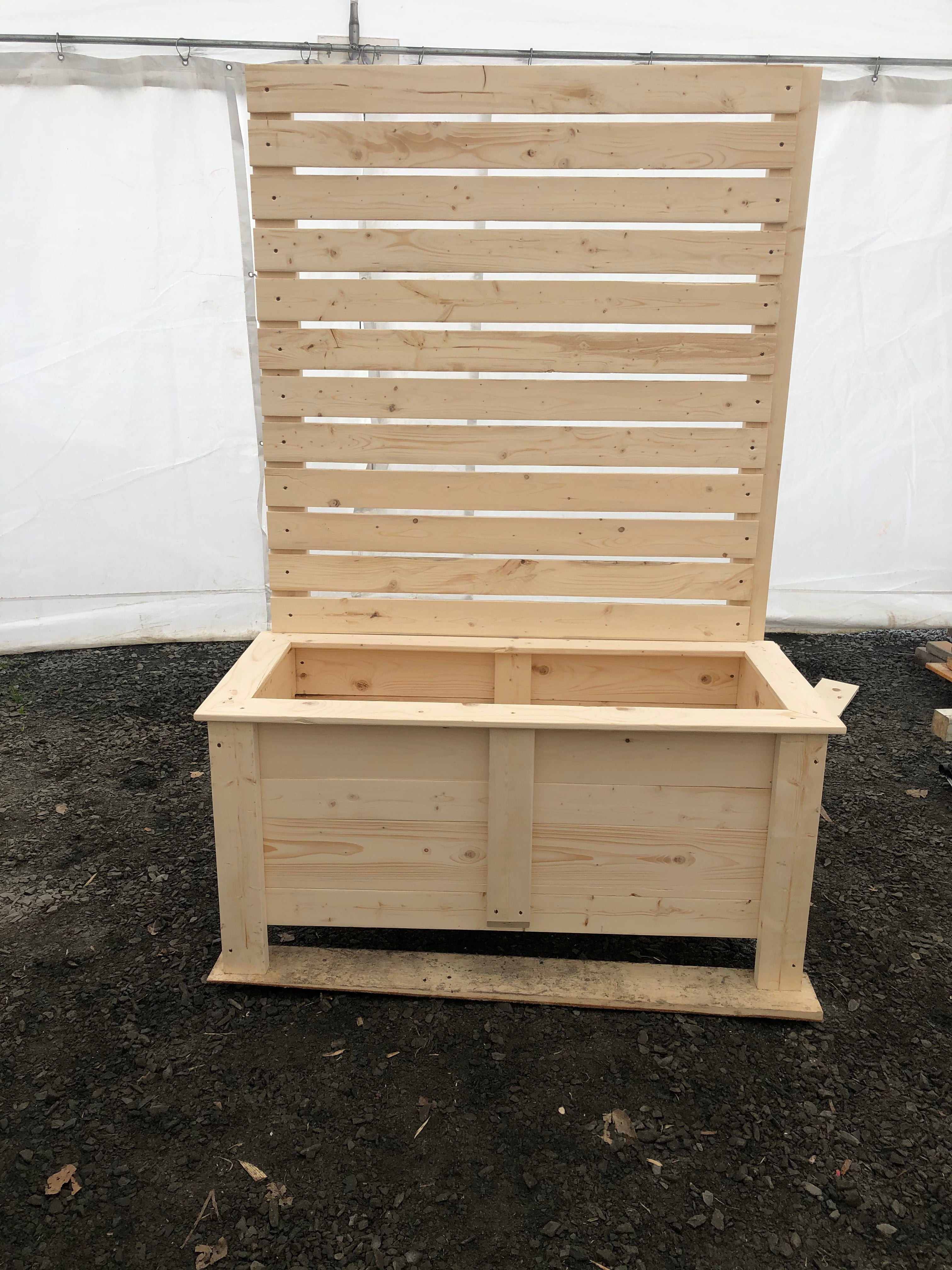 Clôture Rustique en Bac à jardin 12 pieds/ 144’’