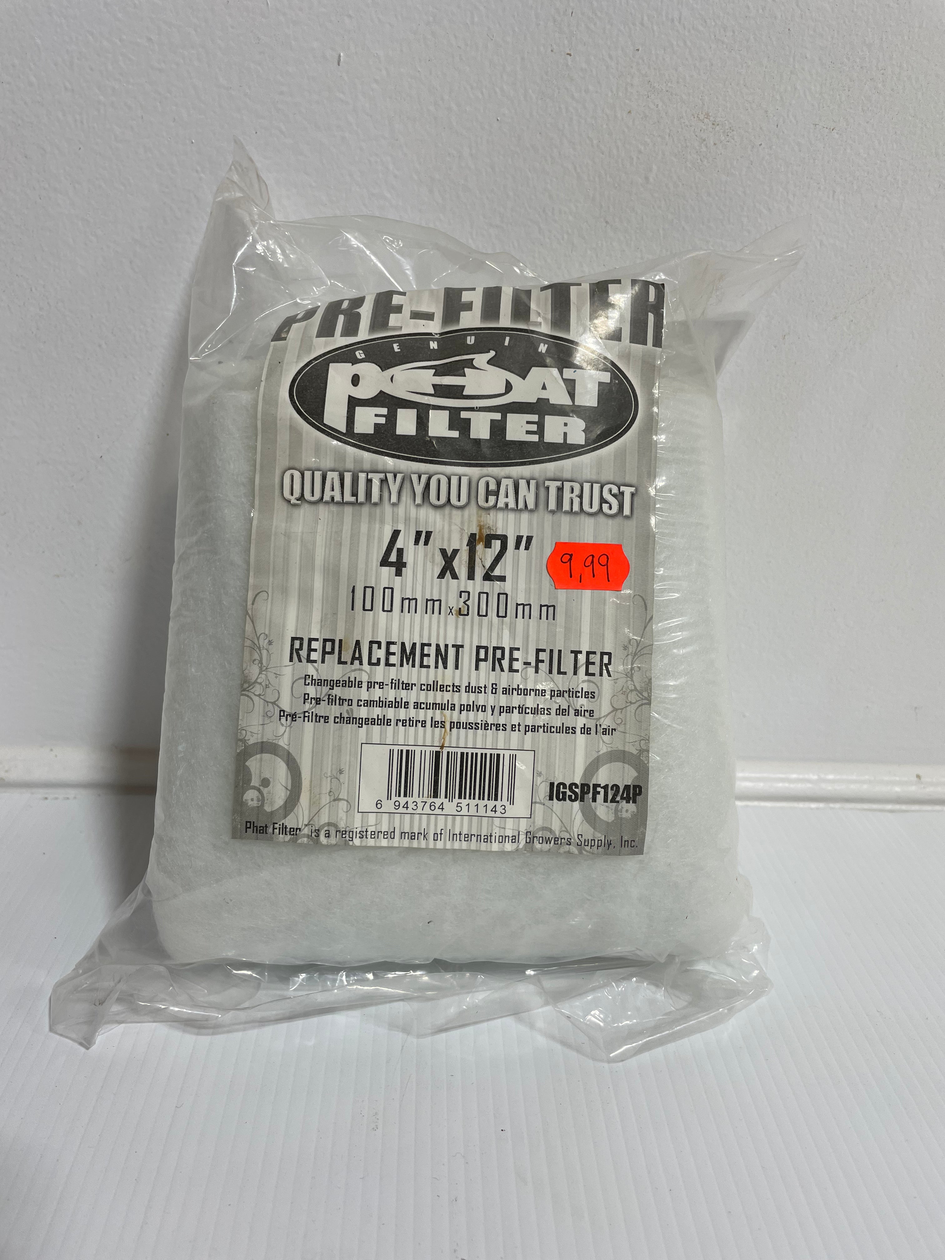 Pre filtre Phat filter 4’’ x 12’’