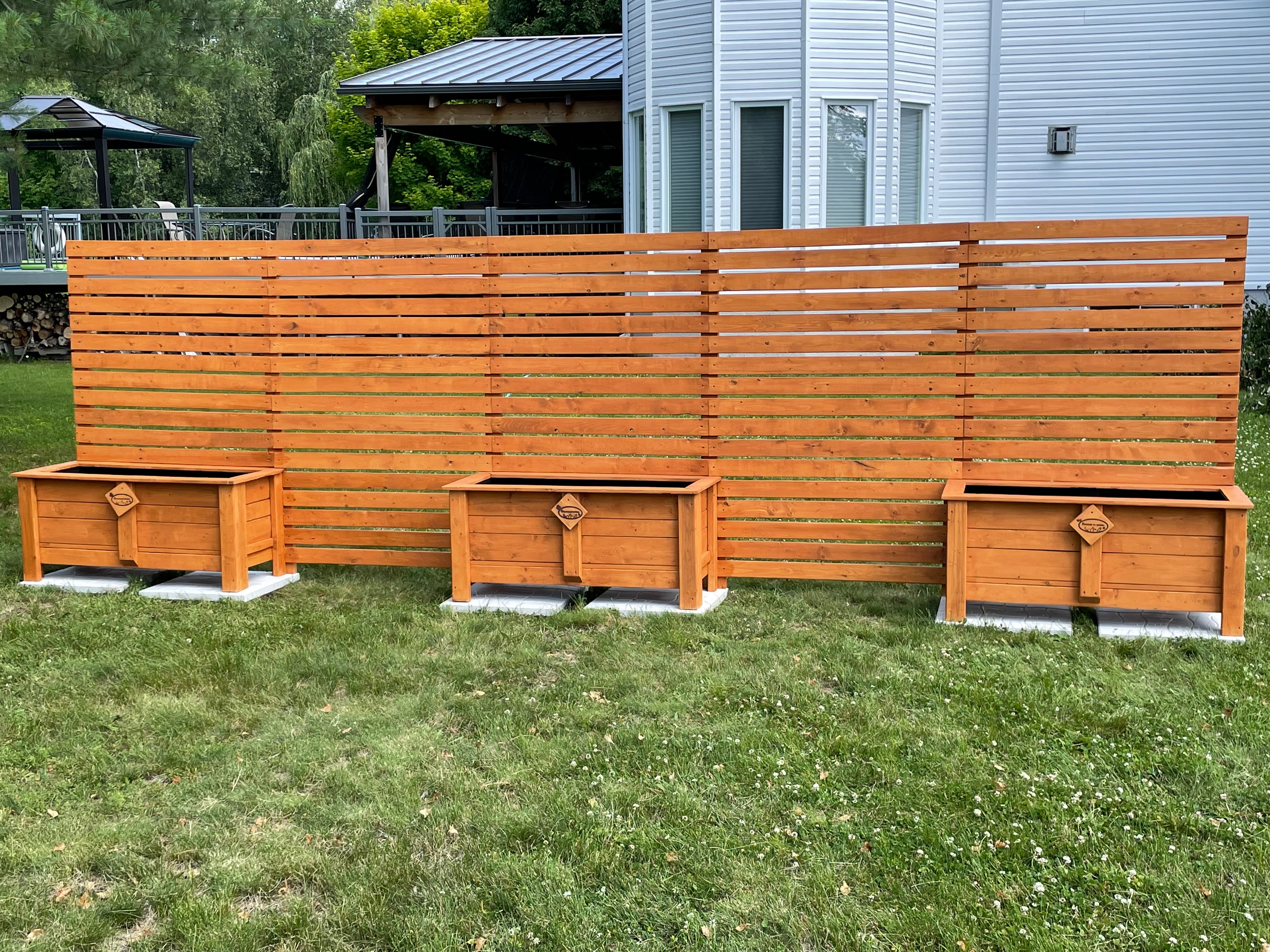 Clôture Rustique en Bac à jardin 20 pieds/ 240’’