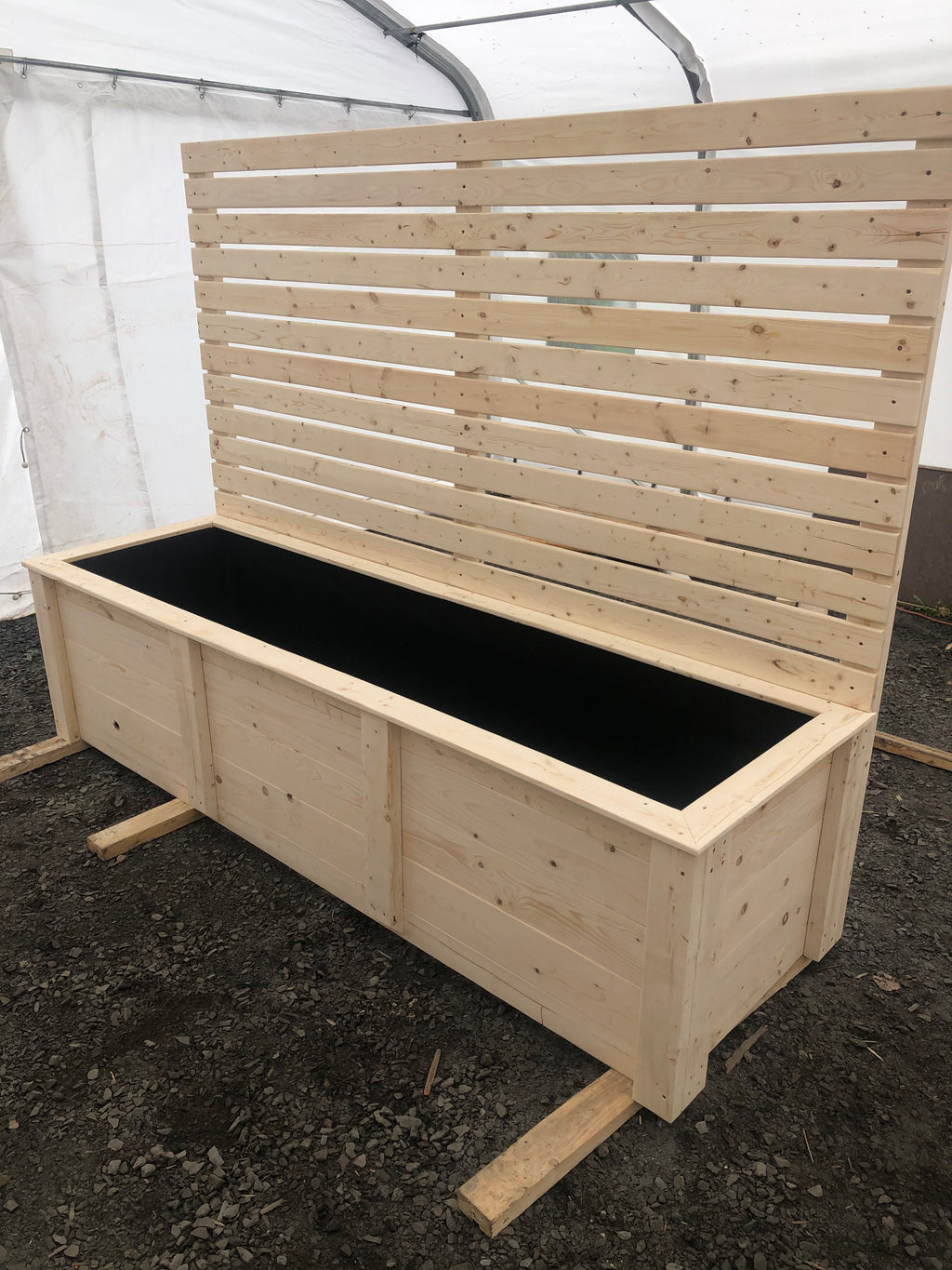 Bac au sol collection rustique intimité (très grand)