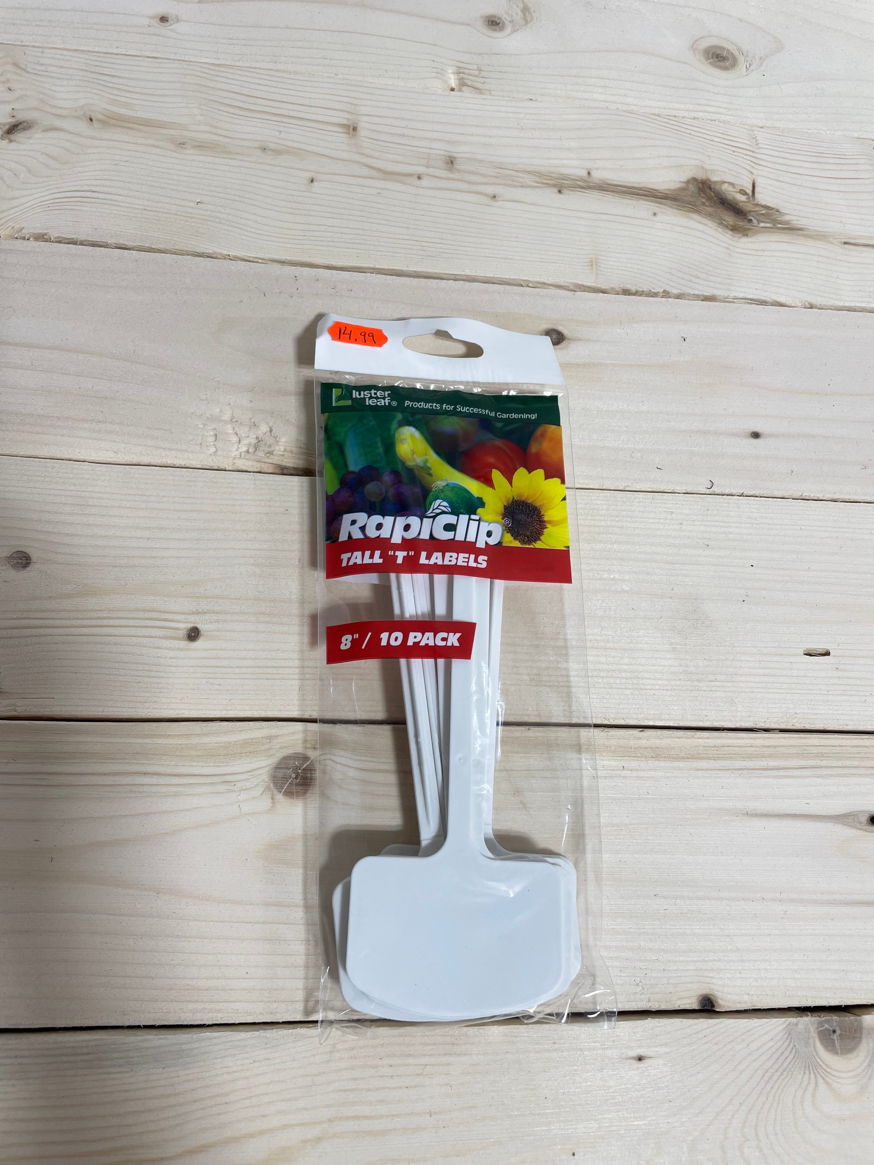 Étiquettes 8’’ en T