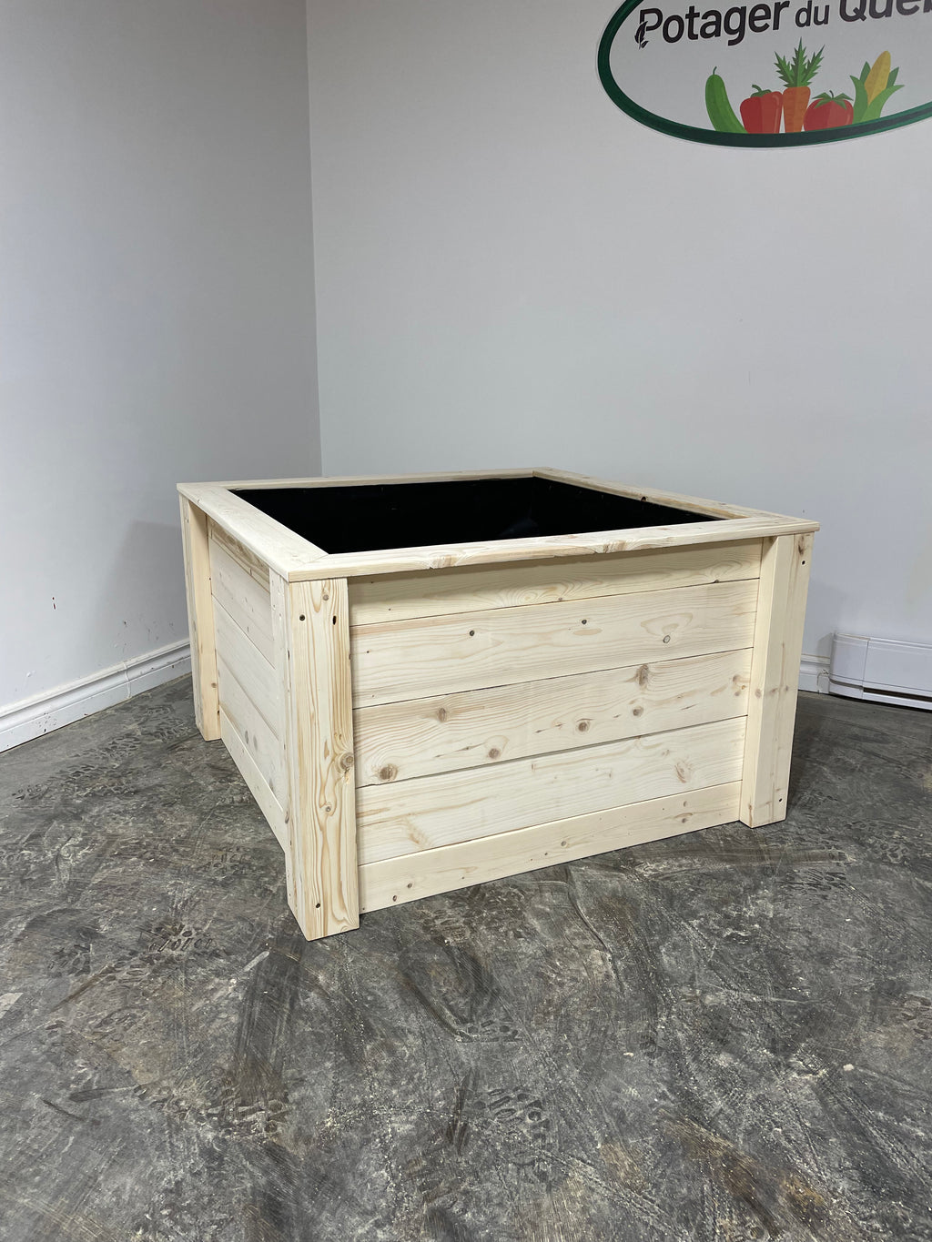 Bac au sol collection rustique (carré)