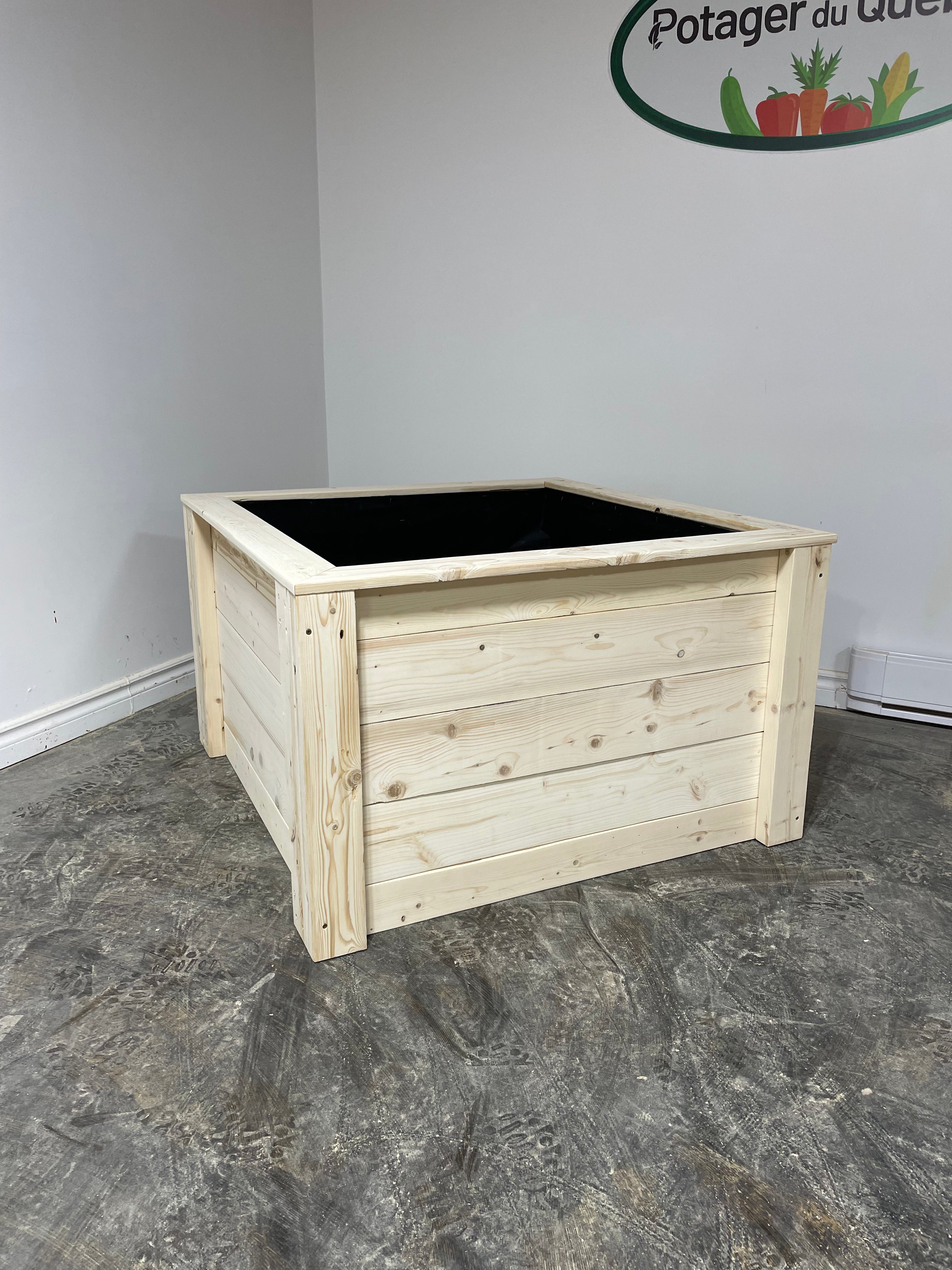 Bac au sol collection rustique (carré)