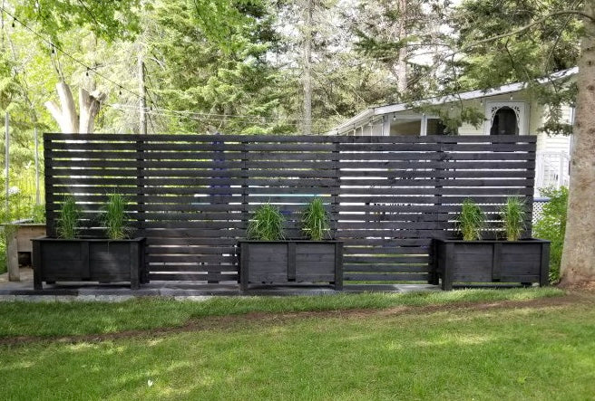 Clôture Rustique en Bac à jardin 20 pieds/ 240’’