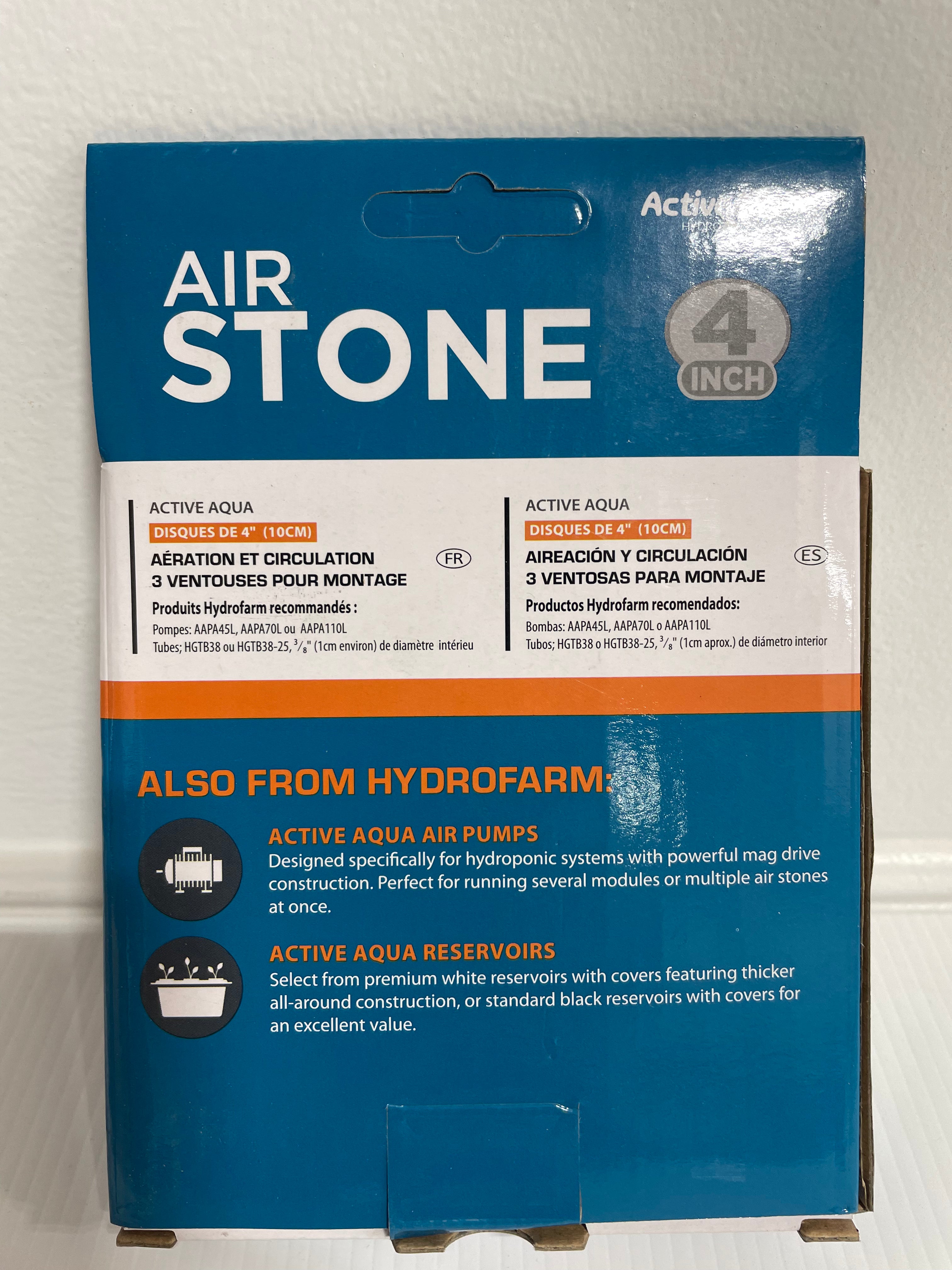Pierre d’oxygénation Air stone 4’’ active aqua
