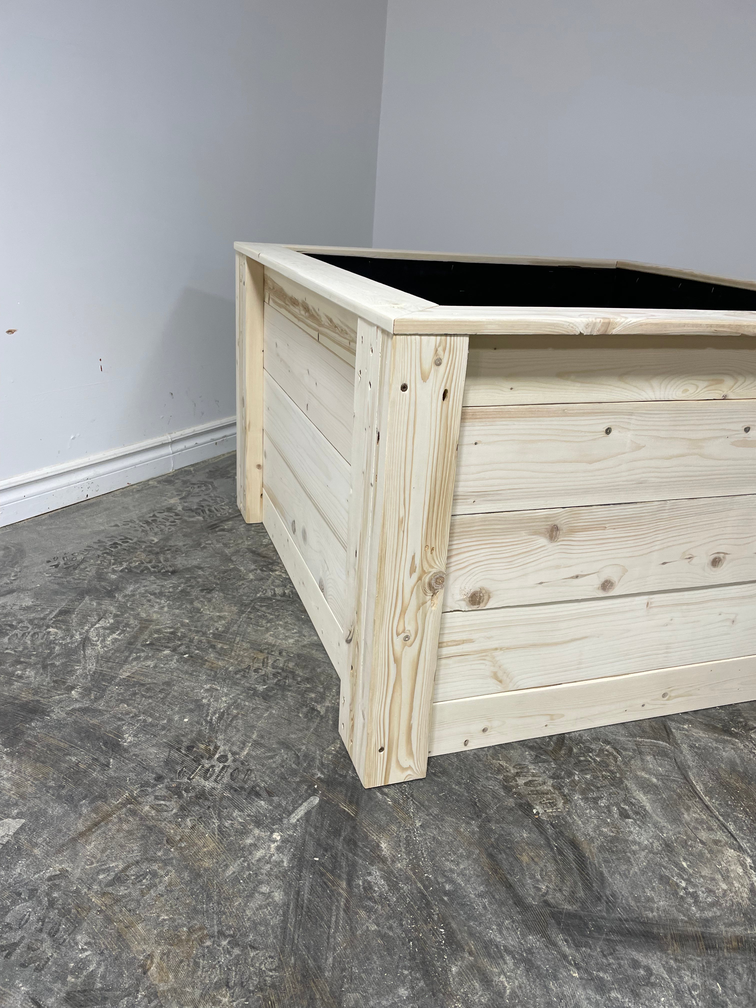 Bac au sol collection rustique (carré)