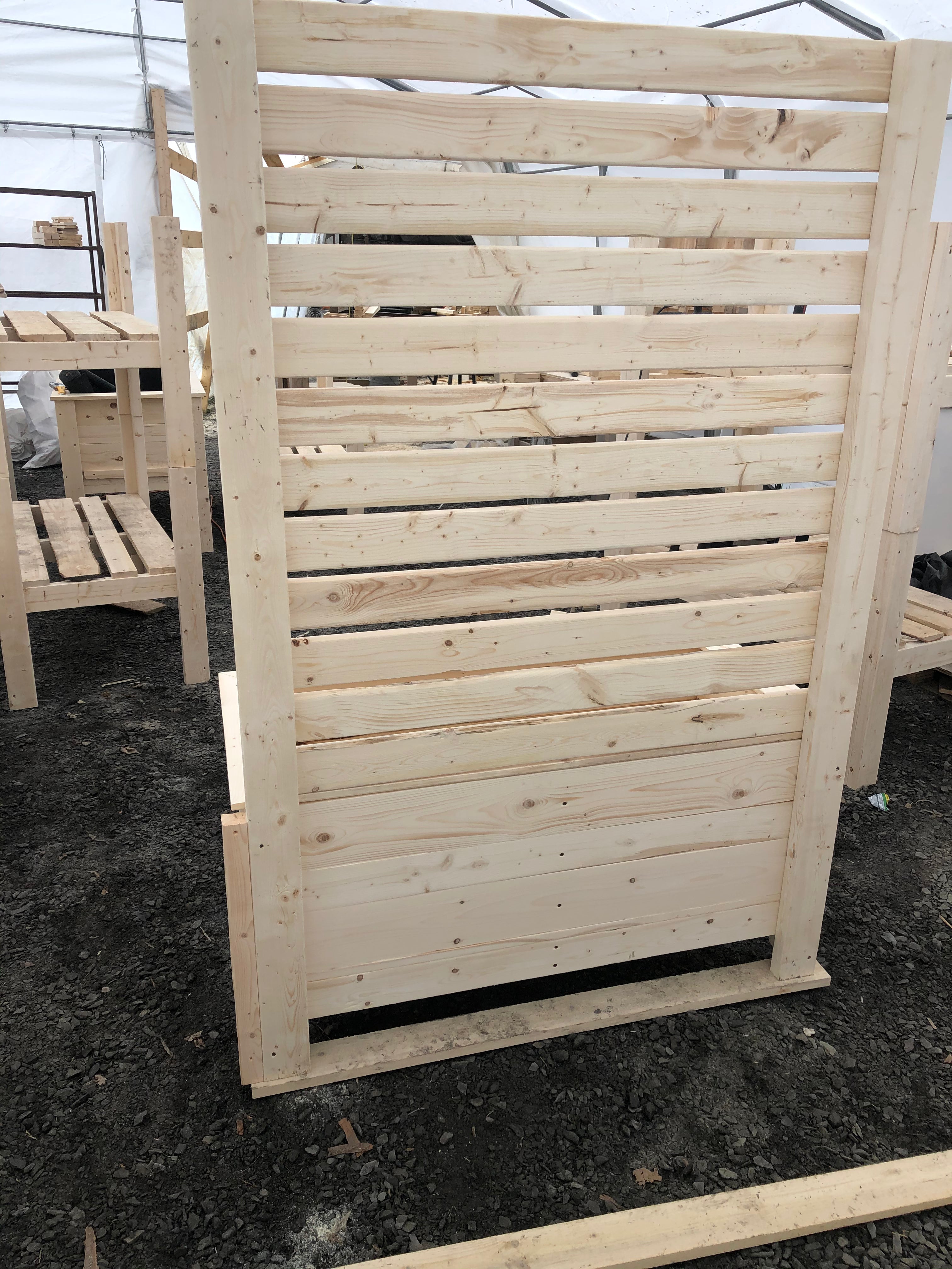 Clôture Rustique en Bac à jardin 12 pieds/ 144’’