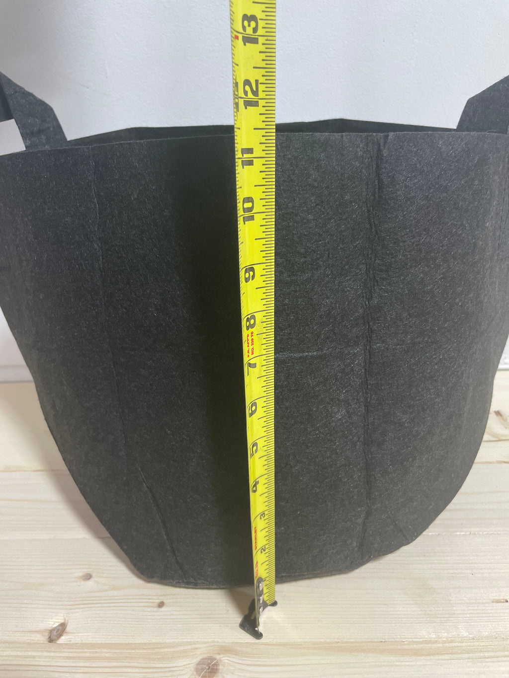 Pot en tissu recyclé 7 gallons / 30 Litres - Noir