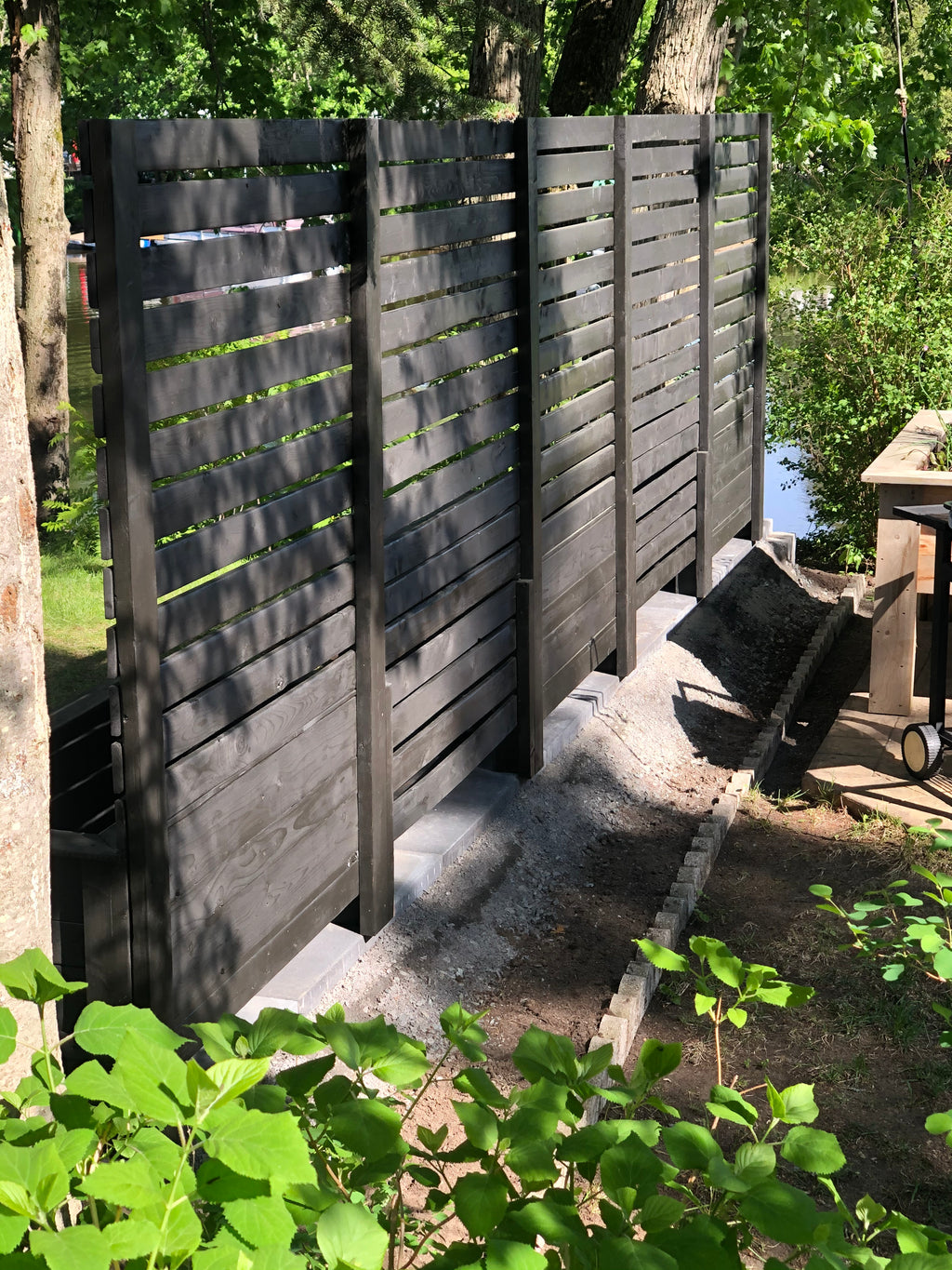 Clôture Rustique en Bac à jardin 20 pieds/ 240’’