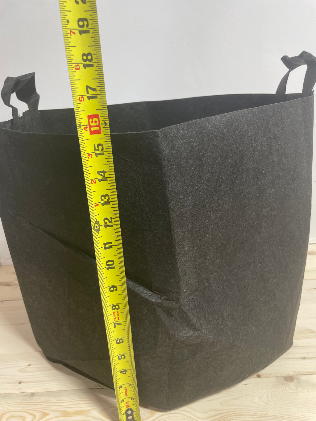 Pot en tissu recyclé 25 gallons / 95 Litres- Noir