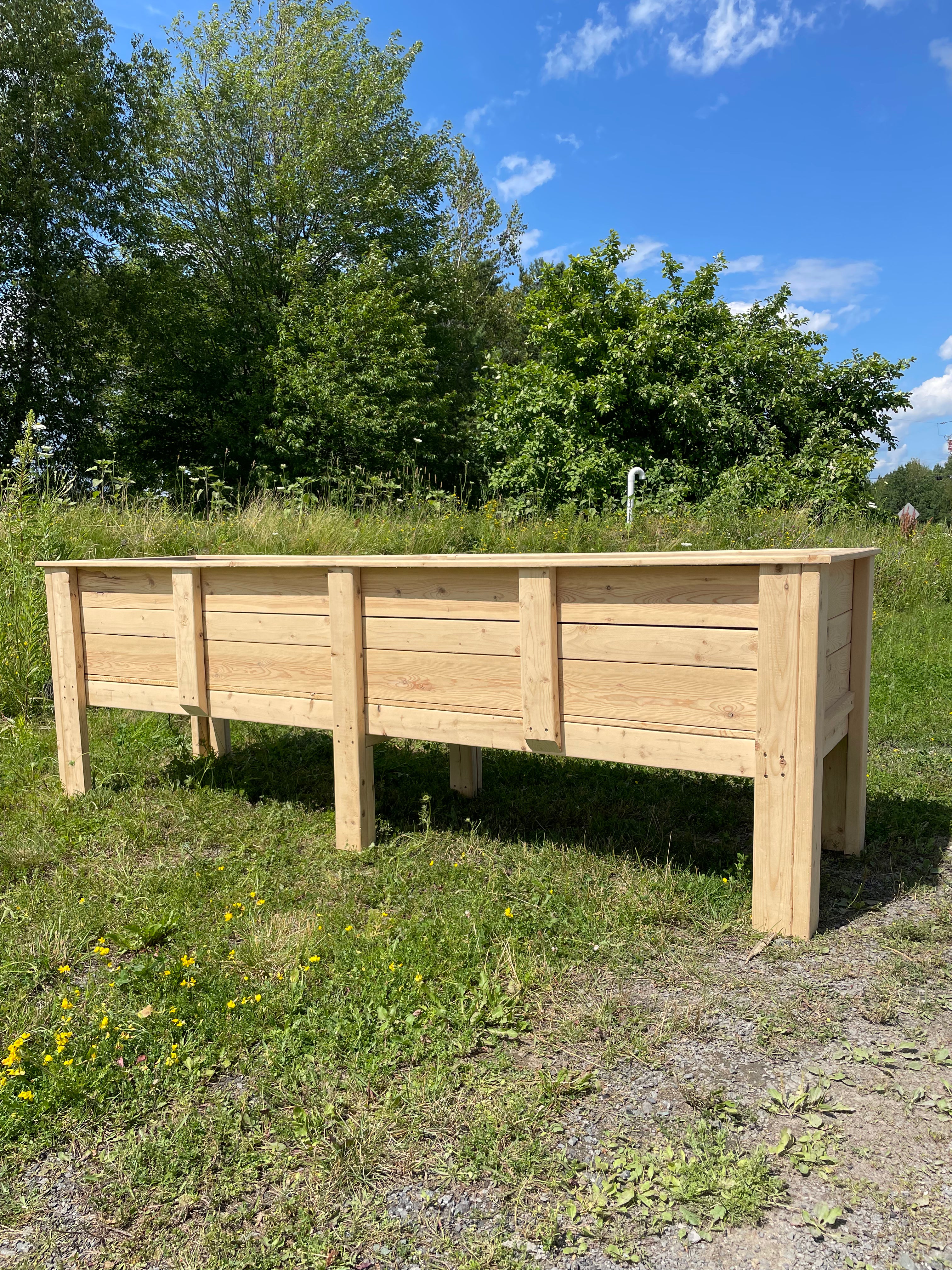 Bac à jardin collection rustique (très grand)