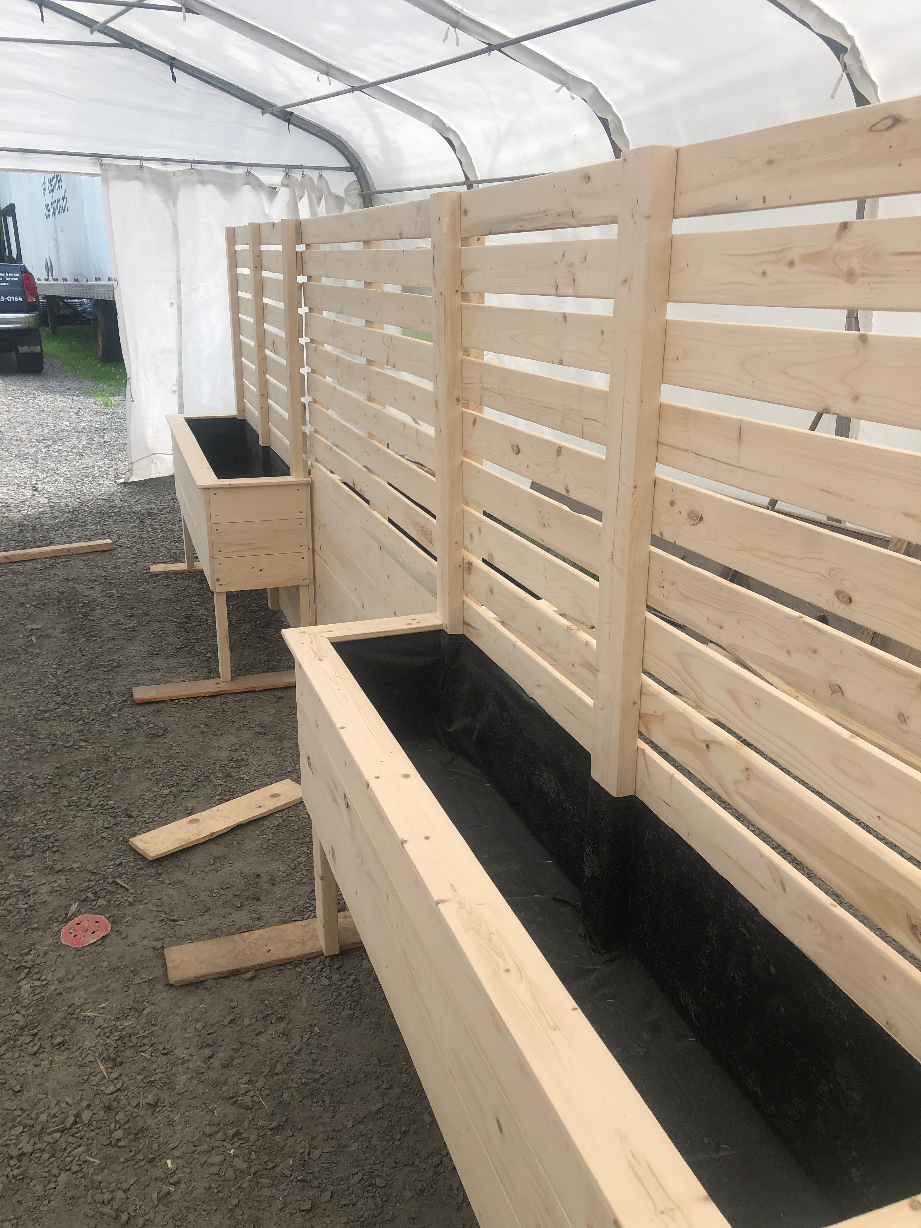 Clôture à jardin collection Ville 18 pieds/ 216’’