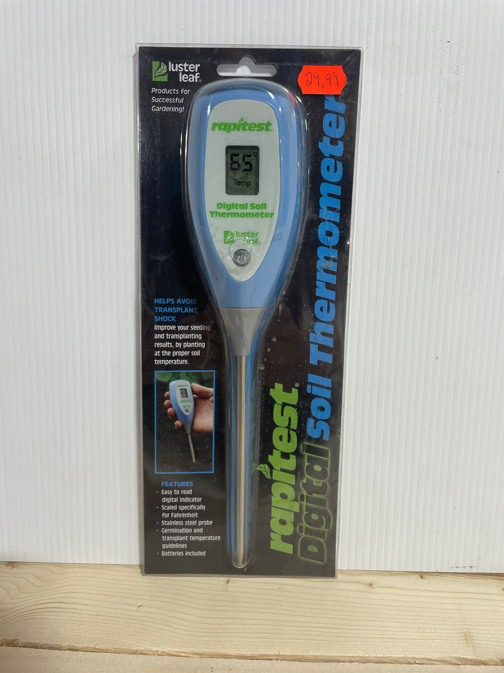 Thermomètre digital soil rapitest