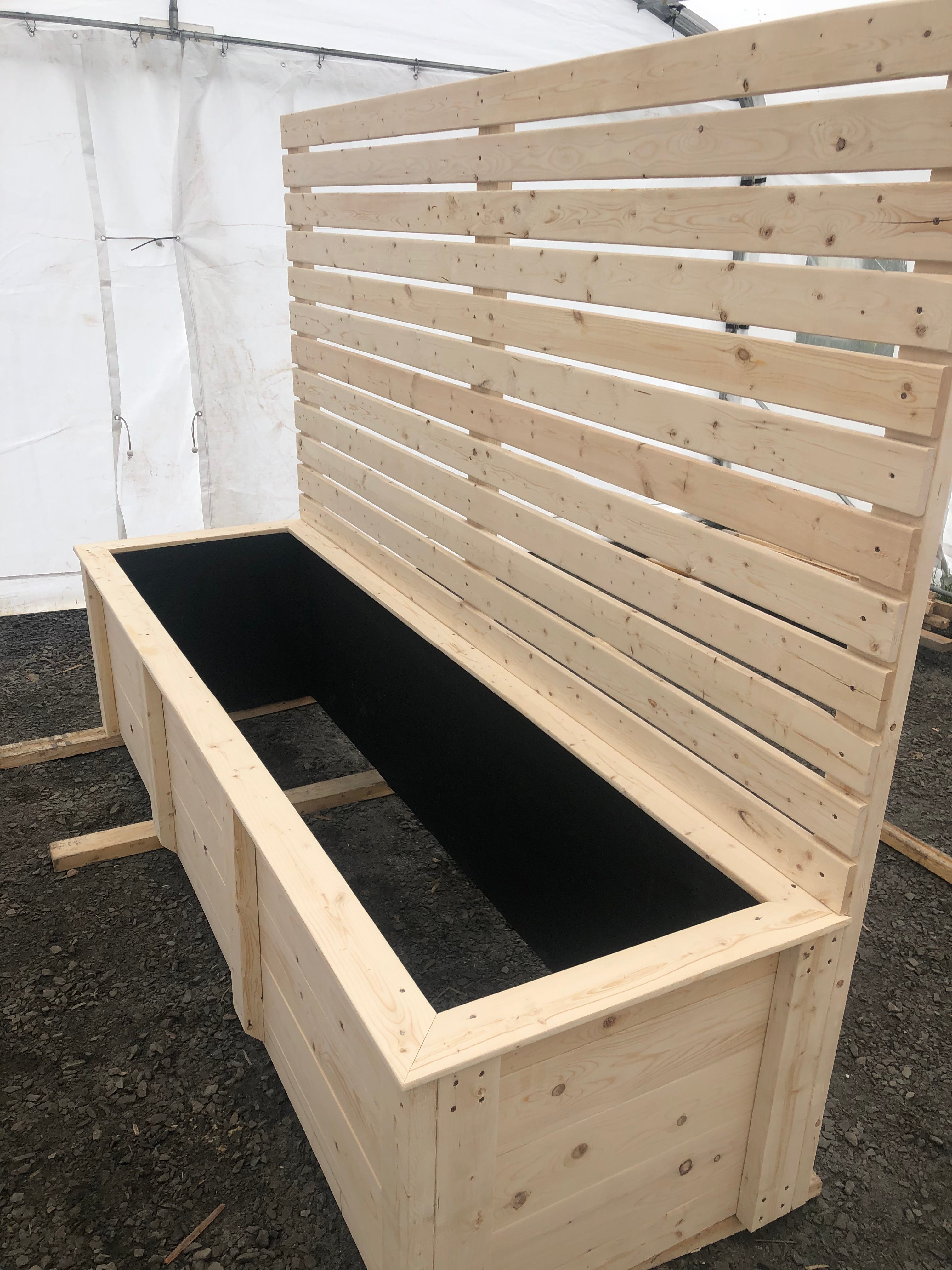 Bac au sol collection rustique intimité (très grand)