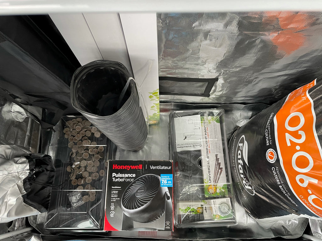 Kit tente de culture complet 2' x 4' x 6,7' semis et démarrage