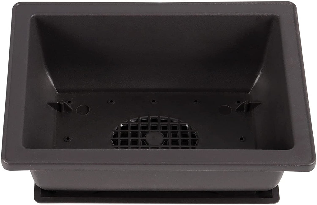 Pot rectangulaire en plastique 6,5''
